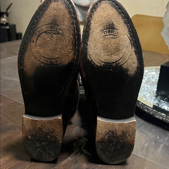 GOLDEN GOOSE Rose Bowl Boots Leather Equestrian Tall Boots BROWN Sz EU 39 - Picture 10 of 13